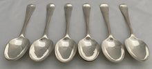 Six George II Silver Tablespoons: James Graham 1st Duke & 4th Marquess of Montrose. London 1739 Thomas Jackson I. 13.4 troy ounces.