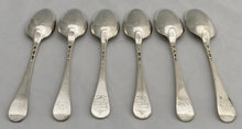 Six George II Silver Tablespoons: James Graham 1st Duke & 4th Marquess of Montrose. London 1739 Thomas Jackson I. 13.4 troy ounces.
