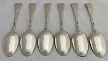 Six George II Silver Tablespoons: James Graham 1st Duke & 4th Marquess of Montrose. London 1739 Thomas Jackson I. 13.4 troy ounces.