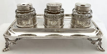Georgian, George III, Silver Inkstand. London 1778 William Plummer. 19.8 troy ounces.