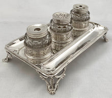 Georgian, George III, Silver Inkstand. London 1778 William Plummer. 19.8 troy ounces.