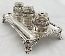 Georgian, George III, Silver Inkstand. London 1778 William Plummer. 19.8 troy ounces.