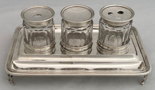 William IV Silver Inkstand. London 1834 Joseph Angell I & John Angell I. 13 troy ounces.