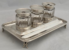 William IV Silver Inkstand. London 1834 Joseph Angell I & John Angell I. 13 troy ounces.