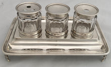 William IV Silver Inkstand. London 1834 Joseph Angell I & John Angell I. 13 troy ounces.