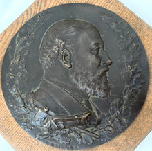 Edward Prince of Wales, Future Edward VII, Patinated Bronze Portrait Profile Plaque, After Charles Bell Birch ARA, circa 1880.