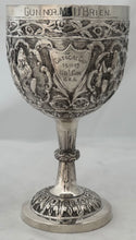 Bombay Volunteer Artillery, British Indian Army, Silver Goblet. 3.3 troy ounces.