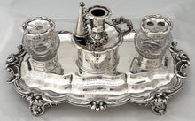 David Williams, Master of Winchester College & Vice-Chancellor of Oxford University, Silver Inkstand. London 1831, 18.3 troy ounces.
