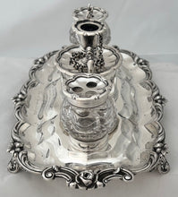 David Williams, Master of Winchester College & Vice-Chancellor of Oxford University, Silver Inkstand. London 1831, 18.3 troy ounces.
