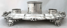 David Williams, Master of Winchester College & Vice-Chancellor of Oxford University, Silver Inkstand. London 1831, 18.3 troy ounces.