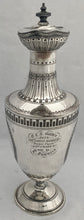 Arts & Crafts Movement Victorian Silver Plated Wine Ewer with Neoclassical Influence.