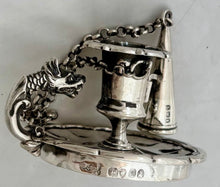 David Williams, Master of Winchester College & Vice-Chancellor of Oxford University, Silver Inkstand. London 1831, 18.3 troy ounces.
