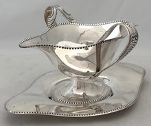 Early 20th Century Silver Plated Double Lipped Sauce Boat & Stand.