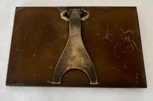 Battle of the River Plate Interest. HMS Exeter, South America 1933 - 1936, Relief Plaque.