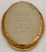 Duke of Wellington Wax Relief Portrait Plaque.