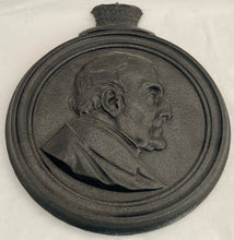 19th Century Duke of Wellington Commemorative Cast Iron Relief Plaque.