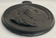 19th Century Duke of Wellington Commemorative Cast Iron Relief Plaque.