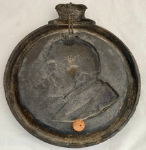 19th Century Duke of Wellington Commemorative Cast Iron Relief Plaque.