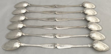 Georgian, George III, Twelve Scottish Silver Dessert Spoons. Edinburgh 1813 Alexander Henderson. 13 troy ounces.