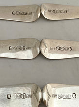 Georgian, George III, Twelve Scottish Silver Dessert Spoons. Edinburgh 1813 Alexander Henderson. 13 troy ounces.