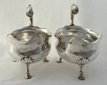 Georgian, George II, Pair of Silver Sauce Boats. London 1752 John Payne. 16.8 troy ounces.