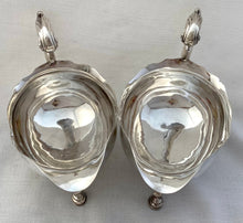 Georgian, George II, Pair of Silver Sauce Boats. London 1752 John Payne. 16.8 troy ounces.