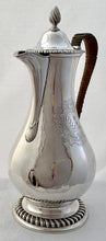 Georgian, George III, Silver Hot Water Jug. Arms of Bayntun & Northcote. London 1770 Daniel Smith & Robert Sharp. 22.5 troy ounces.