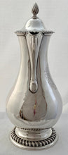 Georgian, George III, Silver Hot Water Jug. Arms of Bayntun & Northcote. London 1770 Daniel Smith & Robert Sharp. 22.5 troy ounces.
