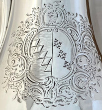 Georgian, George III, Silver Hot Water Jug. Arms of Bayntun & Northcote. London 1770 Daniel Smith & Robert Sharp. 22.5 troy ounces.