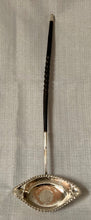 19th Century Silver Plate on Copper Toddy Ladle, inset George II 1757 Silver Sixpence.