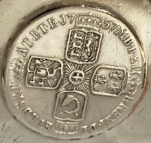 19th Century Silver Plate on Copper Toddy Ladle, inset George II 1757 Silver Sixpence.