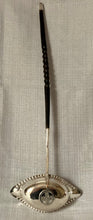 19th Century Silver Plate on Copper Toddy Ladle, inset George II 1757 Silver Sixpence.
