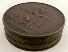 1806 Death of William Pitt Bronze Medal Snuff Box by P. Wyon.