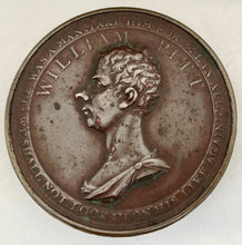 1806 Death of William Pitt Bronze Medal Snuff Box by P. Wyon.
