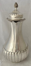 Georgian, George III, Silver Hot Water Jug. London 1784. 14.4 troy ounces.