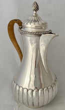 Georgian, George III, Silver Hot Water Jug. London 1784. 14.4 troy ounces.