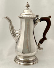 Georgian, Early George III, Silver Coffee Pot. London 1761 William Shaw II. 26 troy ounces.