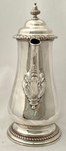 Georgian, Early George III, Silver Coffee Pot. London 1761 William Shaw II. 26 troy ounces.