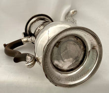 Georgian, Early George III, Silver Coffee Pot. London 1761 William Shaw II. 26 troy ounces.