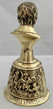 Duke of Wellington Brass Bust Table Bell.