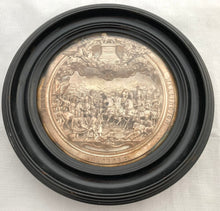 Battle of Waterloo 50th Anniversary Dutch Commemorative High Relief Plaque.