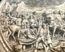 Battle of Waterloo 50th Anniversary Dutch Commemorative High Relief Plaque.