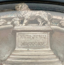 Battle of Waterloo 50th Anniversary Dutch Commemorative High Relief Plaque.