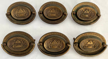 'TRAFALGAR SACRED TO NELSON': Six Vice-Admiral Viscount Nelson Commemorative Drawer Handles.