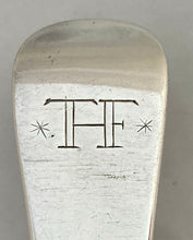 Georgian, George I, Six Britannia Silver Hanoverian Tablespoons. London 1720 William Street. 11.9 troy ounces.