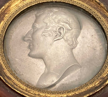 Duke of Wellington Appointed Governor of Plymouth, Framed & Glazed Clichés of the 1819 Medal, by Thomas Webb after Peter Rouw.