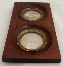 Duke of Wellington Appointed Governor of Plymouth, Framed & Glazed Clichés of the 1819 Medal, by Thomas Webb after Peter Rouw.