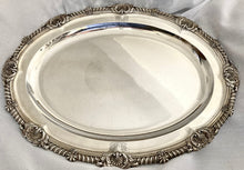 Georgian, George IV, Silver Meat Tray, Arms of Neeld & Karadordevic Crown of Serbia. London 1828 John Bridge. 79 troy ounces.