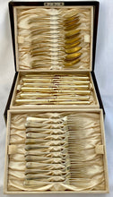 Georgian, George III, Thirty Six Piece Silver Gilt Dessert Service. London 1790/91.