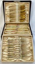 Georgian, George III, Thirty Six Piece Silver Gilt Dessert Service. London 1790/91.